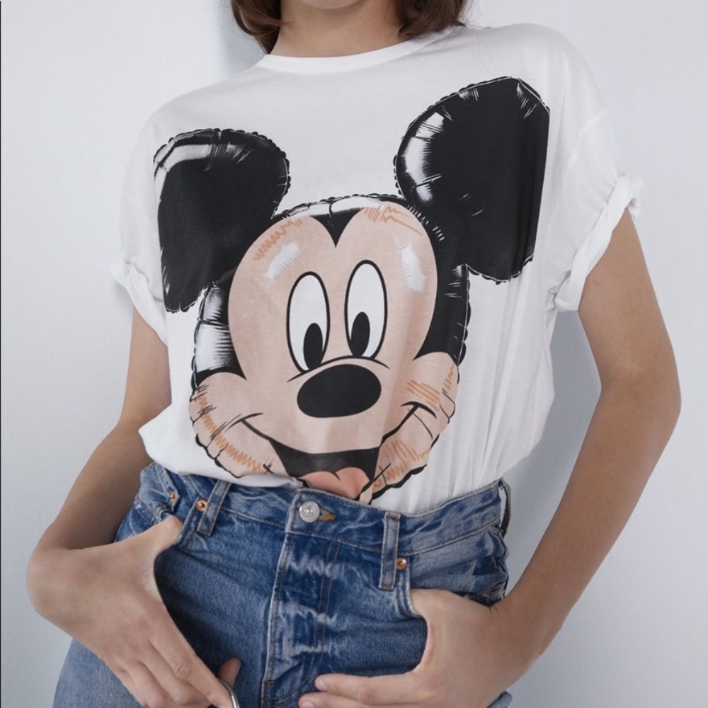 Zara Mickey Balloon tee (ISO — do not buy!!)